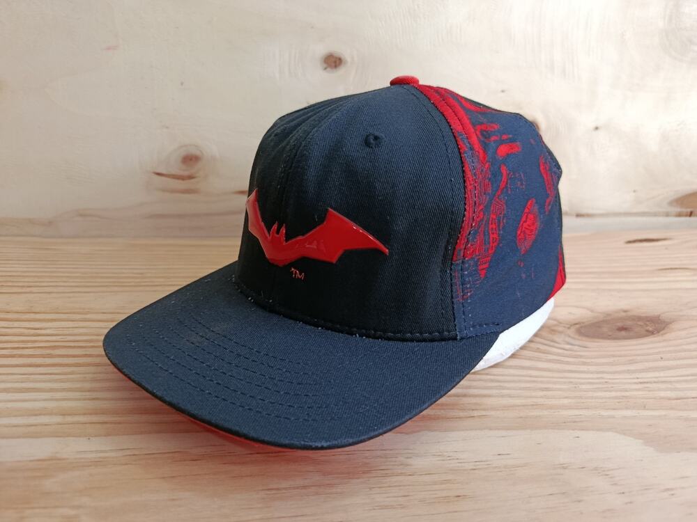 The Batman Movie 2022 Red Bat Logo Promo Adjustable Hat Cap Robert Pattinson